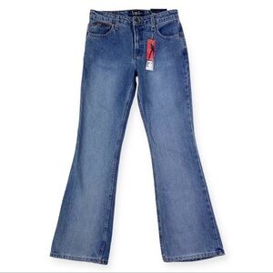 Vintage Y2K LEI 811 Denim Bootcut Jeans 9 Med Wash High Rise NEW Deadstock